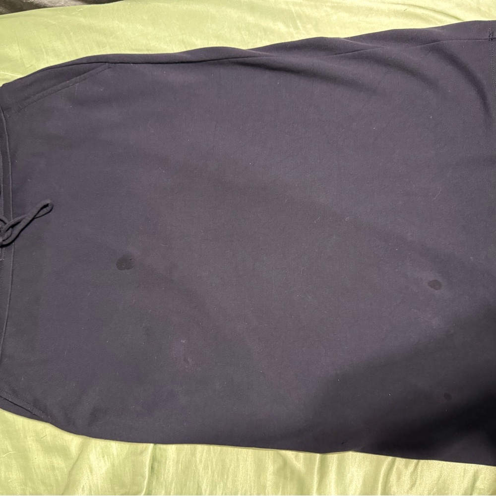 Black knee length comfy skirt. Inherit Brand